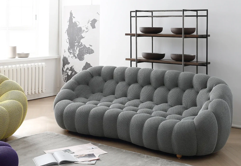 bubble sofa blue